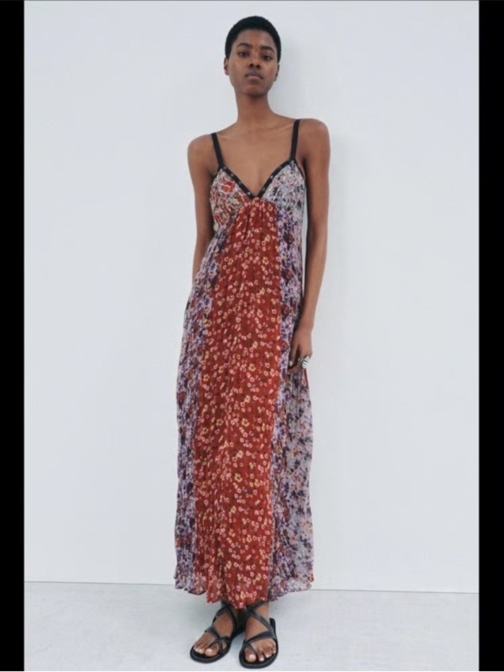 ZARA FLORAL PRINT DRESS